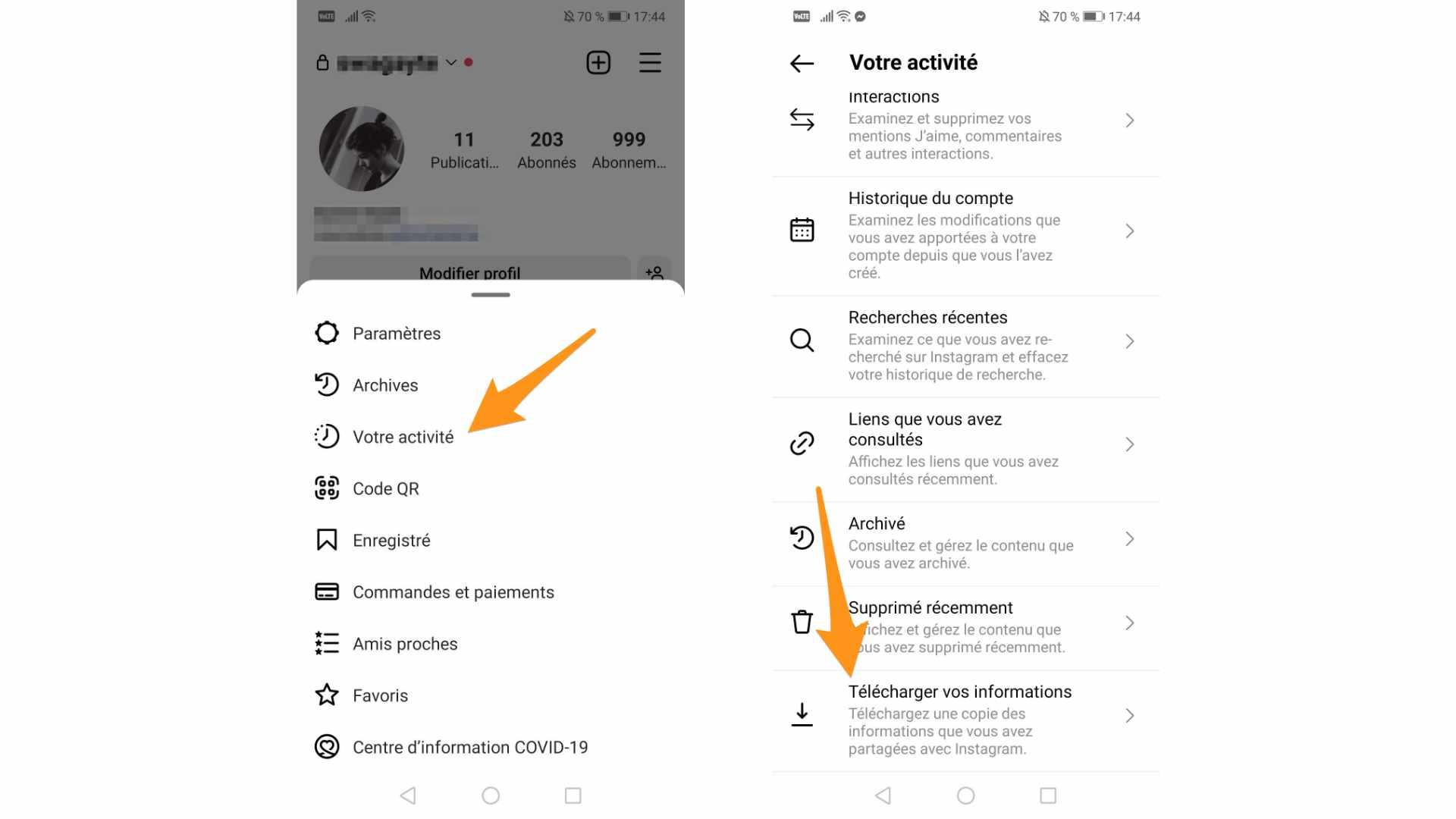 Comment faire sauté un compte insta - On Fait Comment