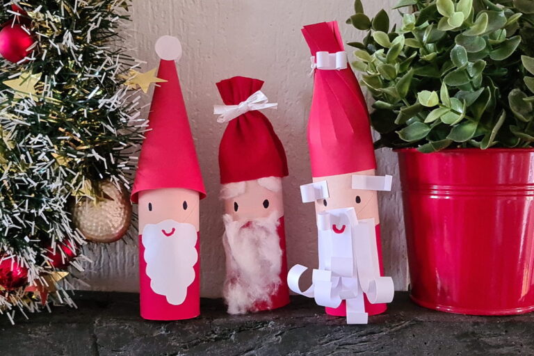 Comment faire un père noël facile en carton - On Fait Comment