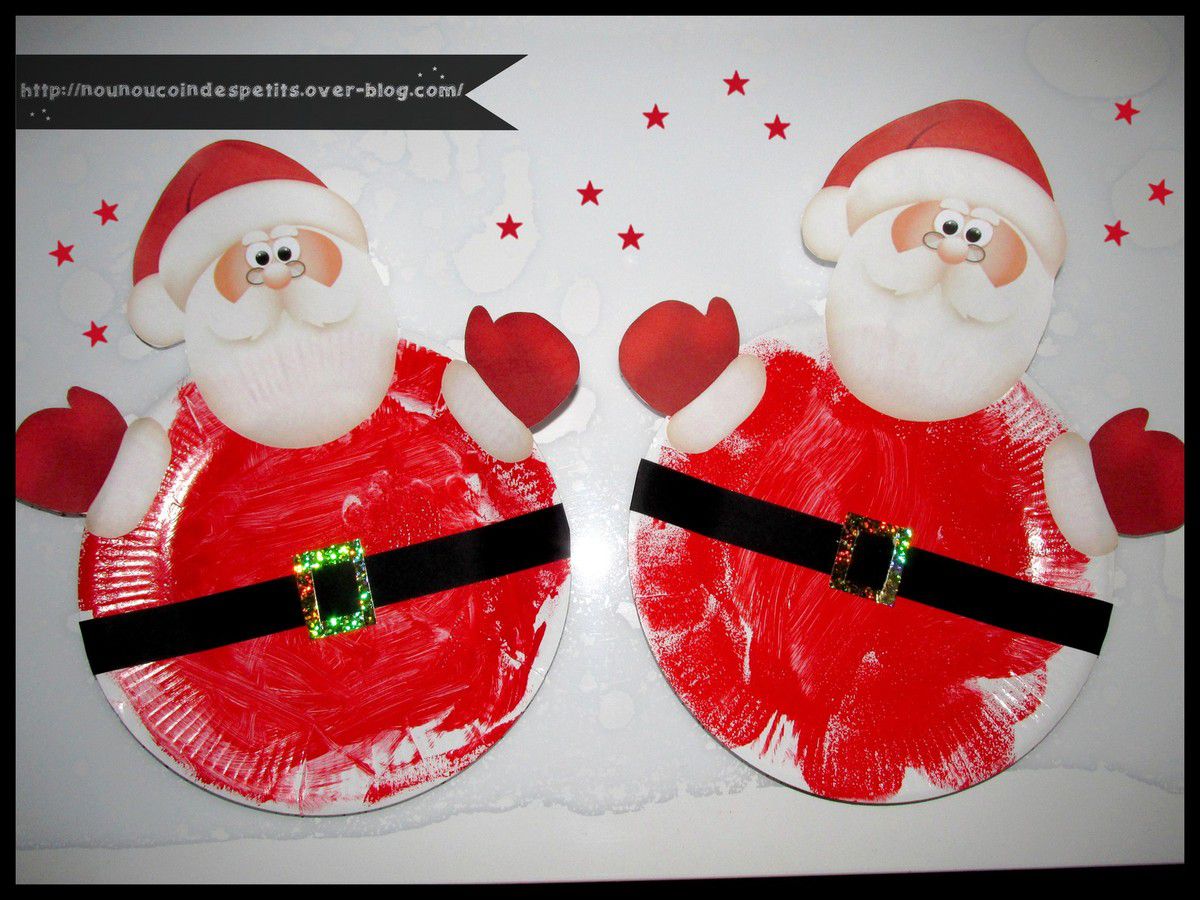 Comment faire un père noël facile en carton - On Fait Comment