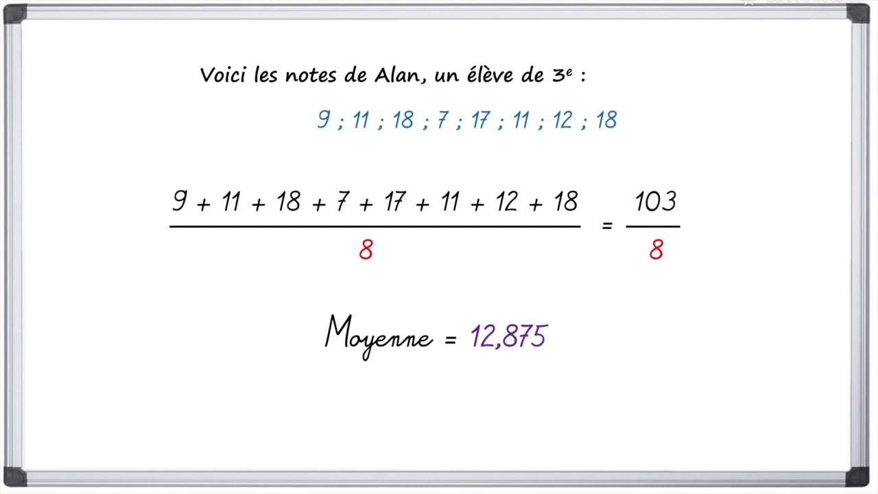 Comment faire pour calculer sa moyenne generale