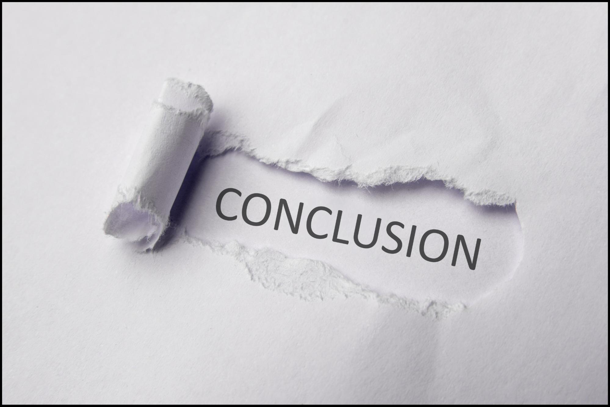 Évitez les pièges courants lors de la conclusion