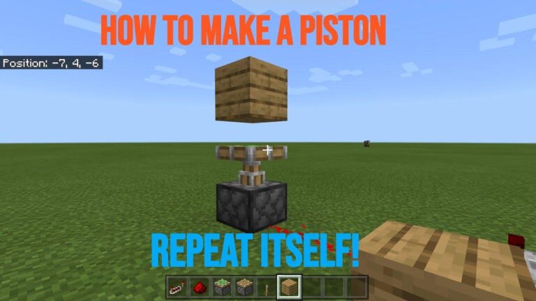 Comment faire des piston dans minecraft - On Fait Comment