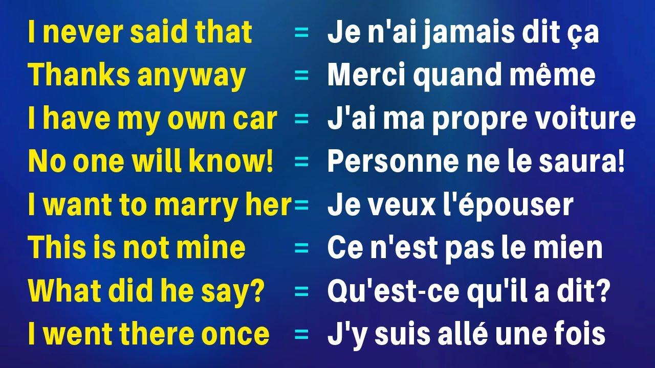 Comment faire une phrase en anglais