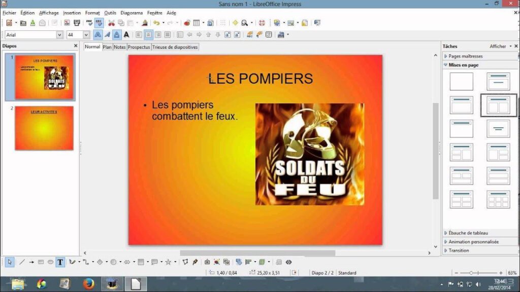 Comment faire un diaporama sur libre office - On Fait Comment