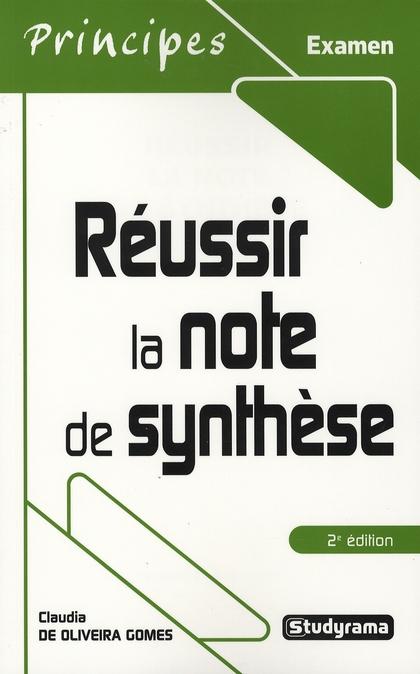 Les bases essentielles dune synthèse réussie