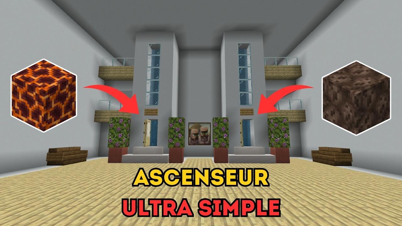Comment faire un ascenseur dans minecraft - On Fait Comment