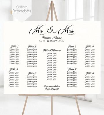 Comment faire un plan de table de mariage