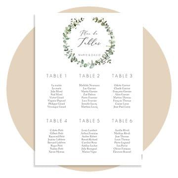 Les différents types de plans de table : trouver le style qui vous correspond