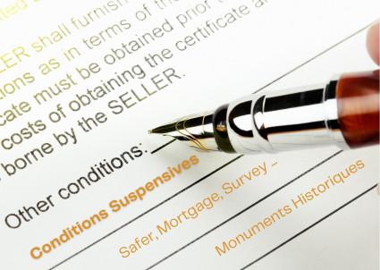 Limportance des conditions suspensives pour une transaction sécurisée