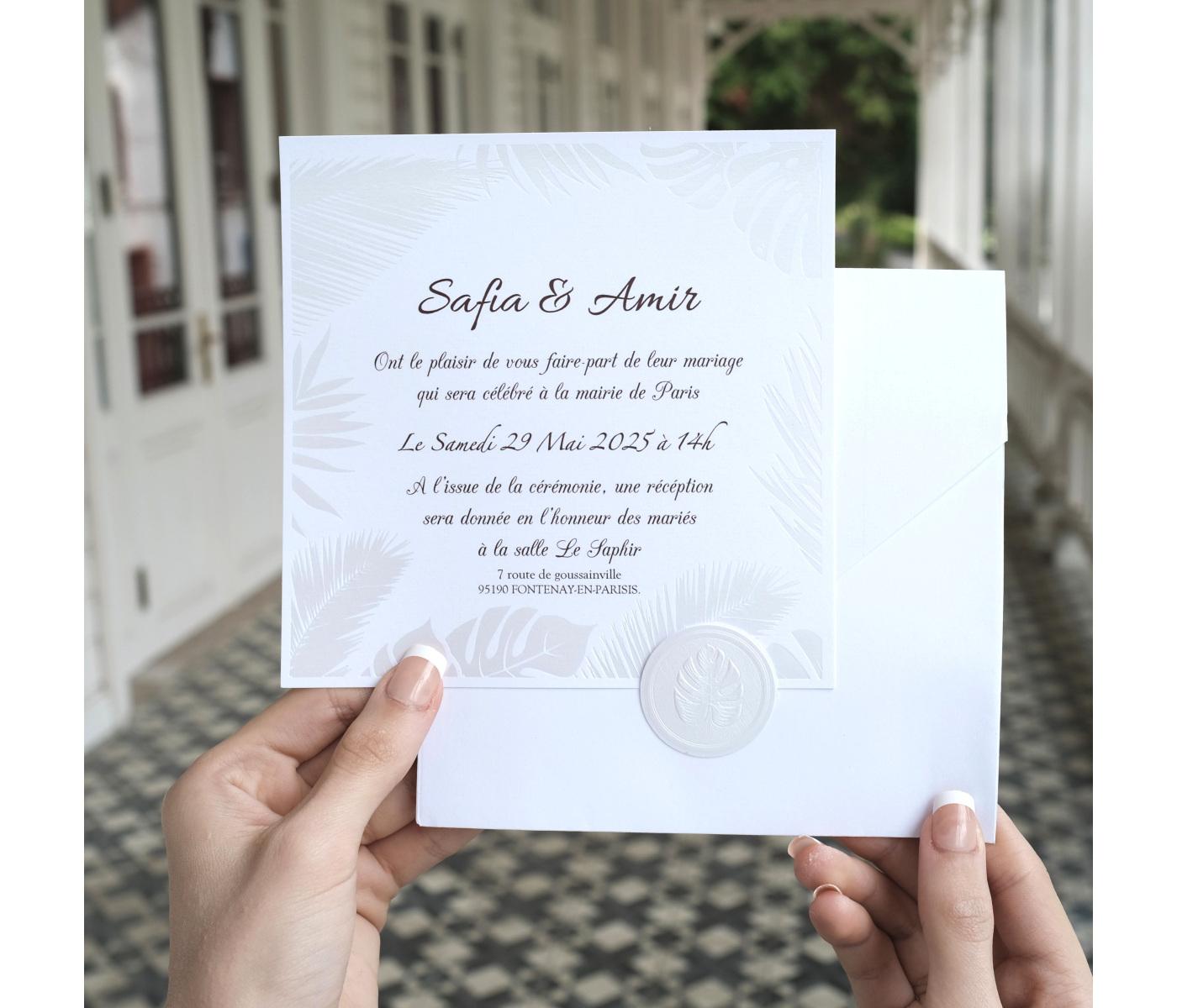 Comment faire un faire part de mariage