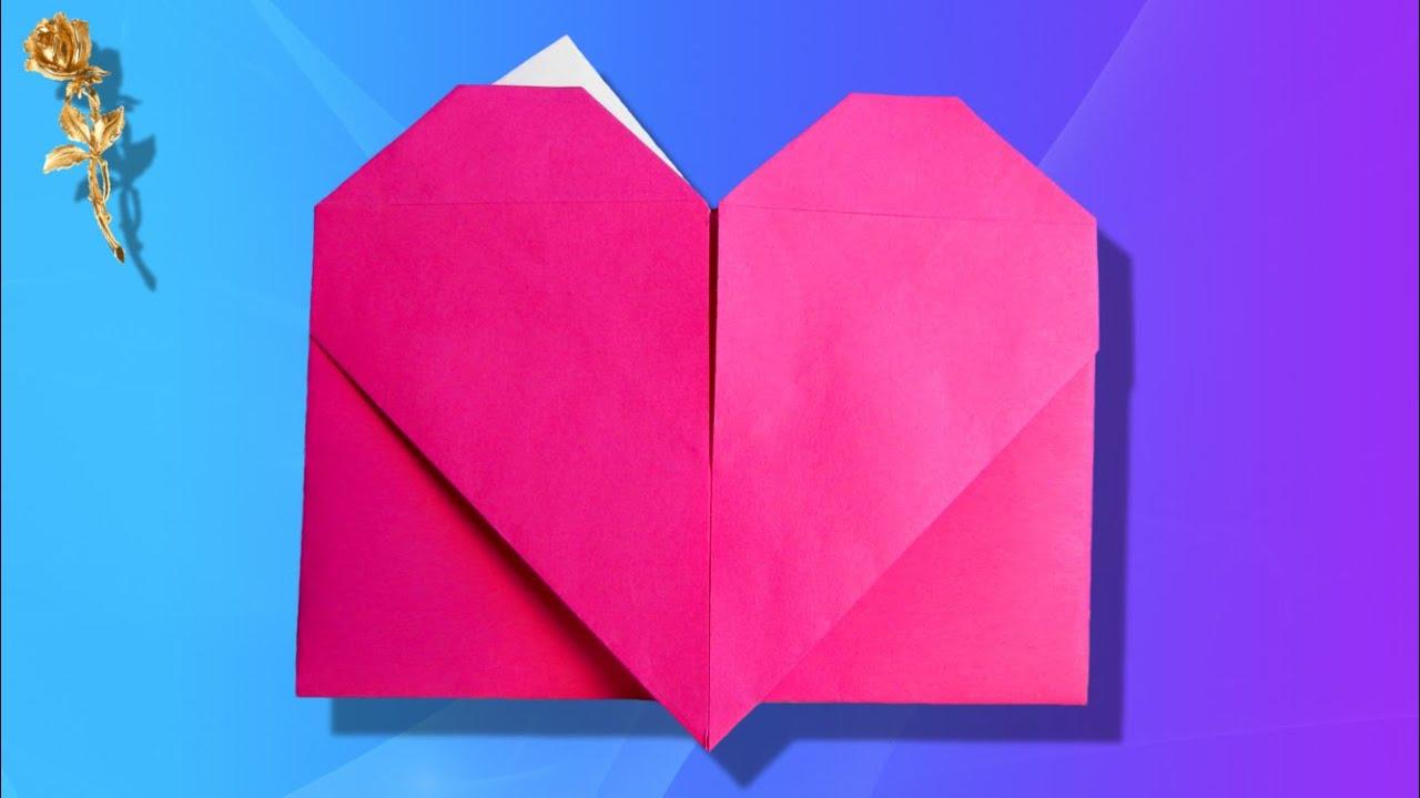 Lart de plier le papier : les bases pour une enveloppe en cœur
