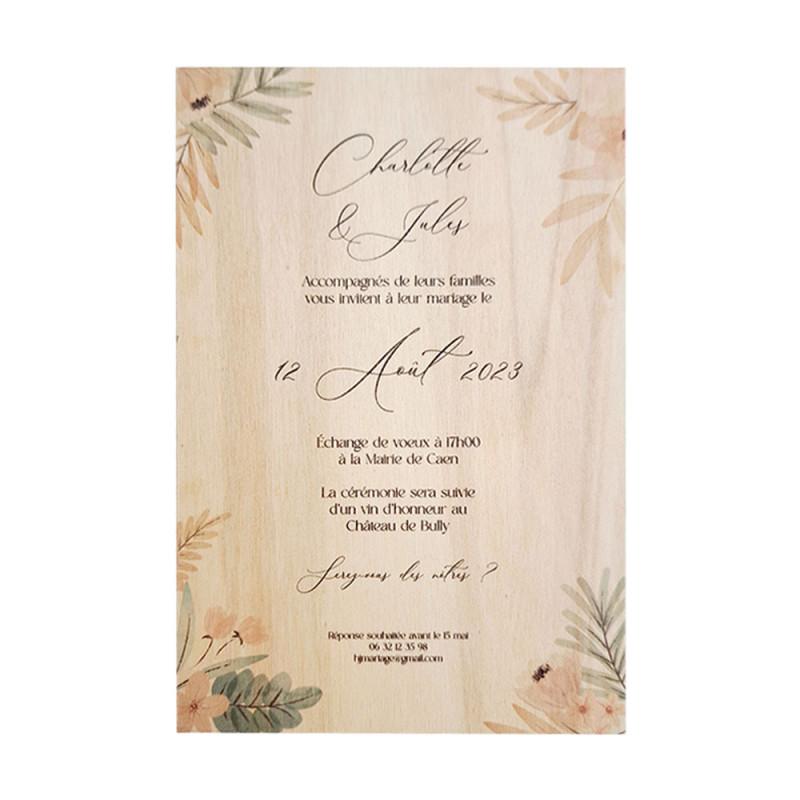 Comment faire un faire part de mariage