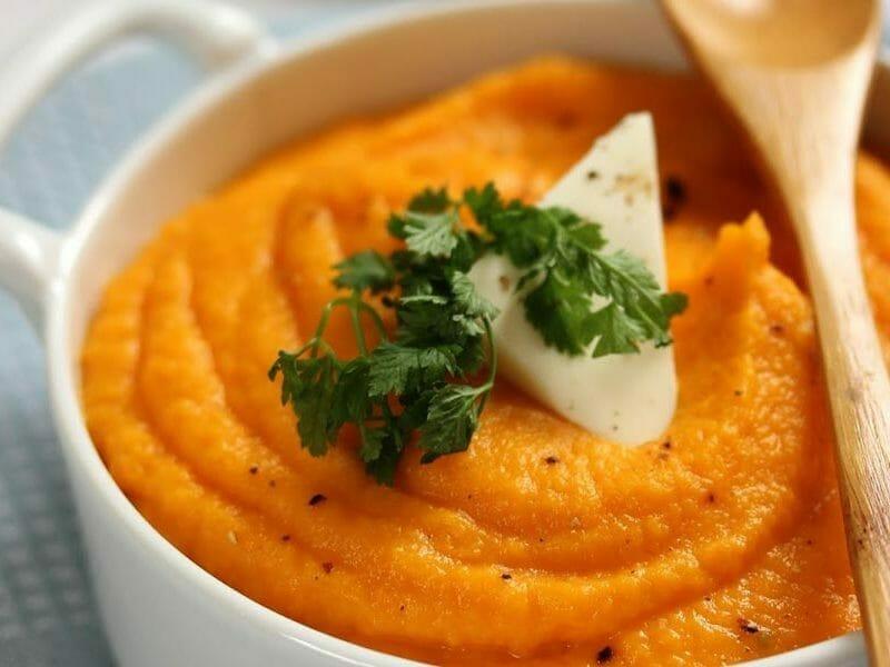 Préparation étape par étape pour une purée onctueuse